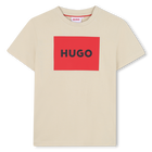 Short-sleeved cotton T-shirt HUGO 
                    BOY
