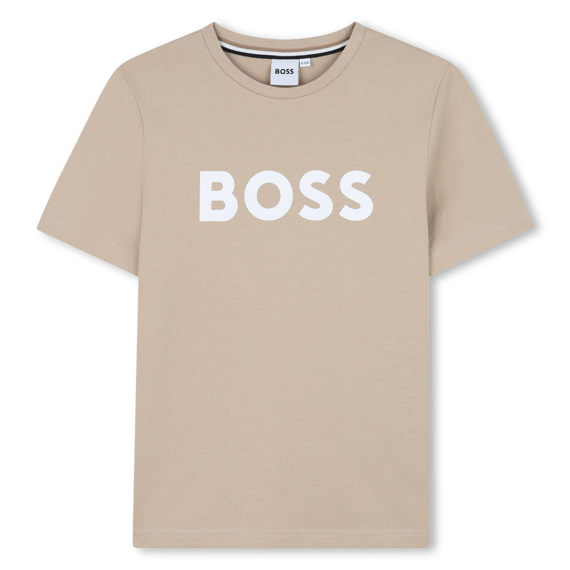 Short-sleeved cotton T-shirt BOSS 
                        BOY