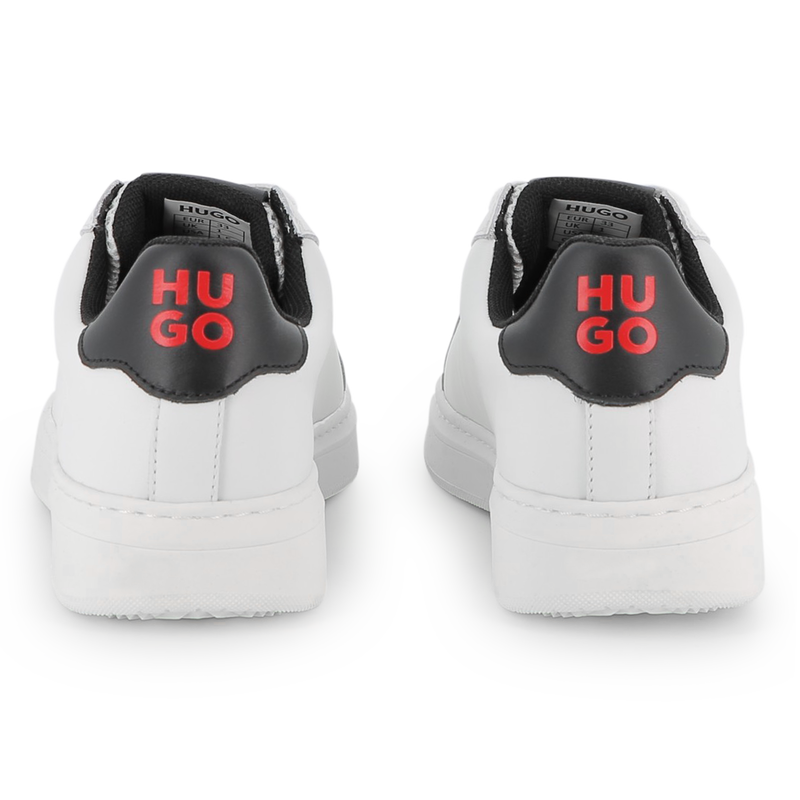 Cowhide leather sneakers HUGO 
                        BOY