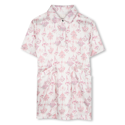 Satin dress with polo collar GIVENCHY GIRL