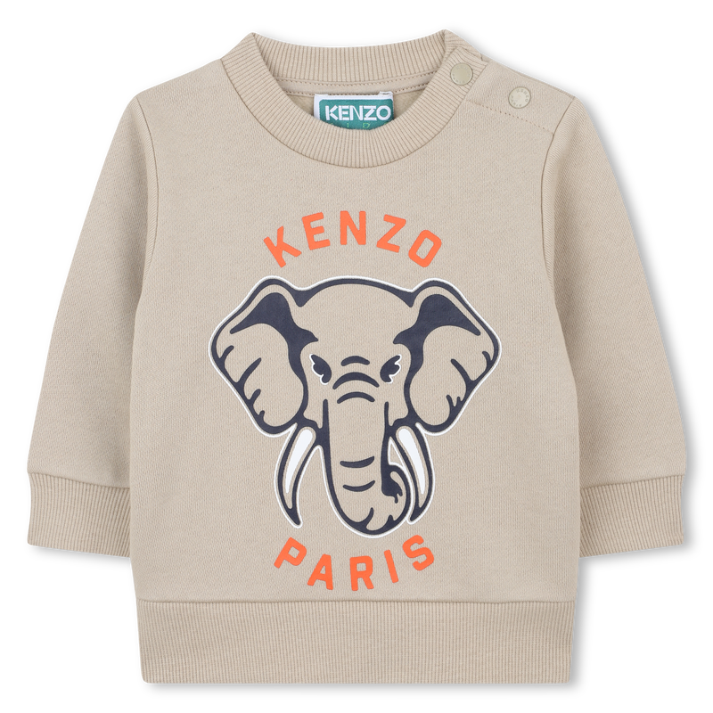 Sweatshirt and pants set in fleece KENZO KIDS 
                        UNISEX