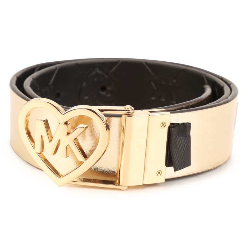 Michael kors top belt gold