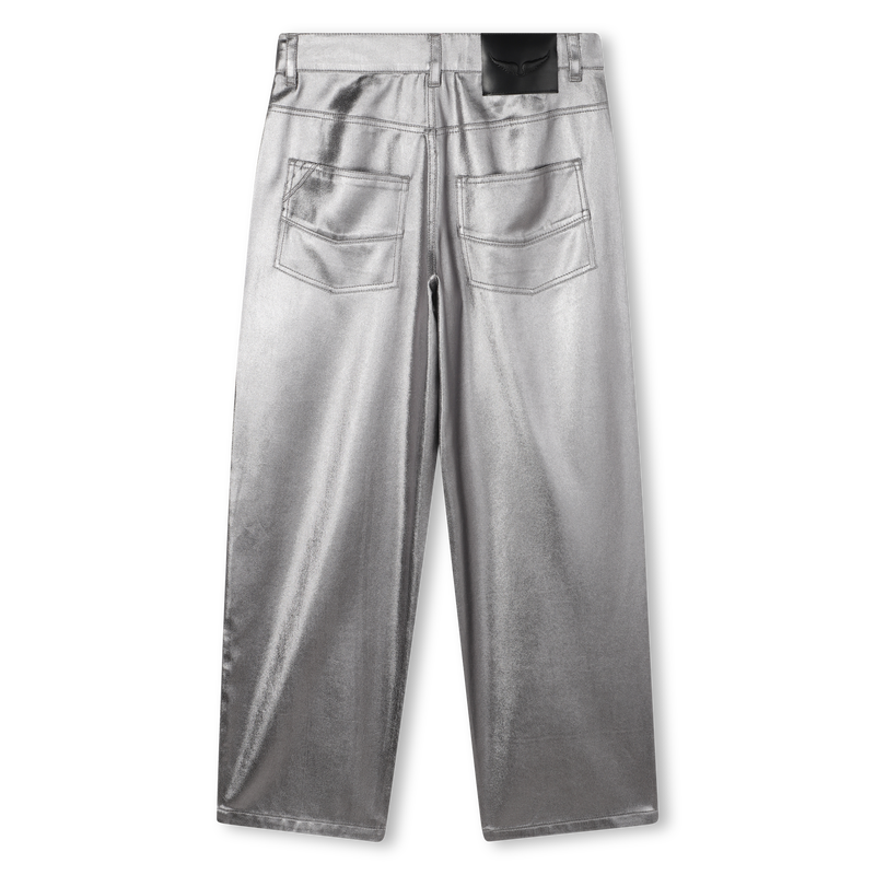 Silver wide-leg trousers ZADIG & VOLTAIRE 
                        GIRL