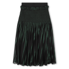 Pleated Iridescent Midi Skirt KARL LAGERFELD KIDS 
                    GIRL