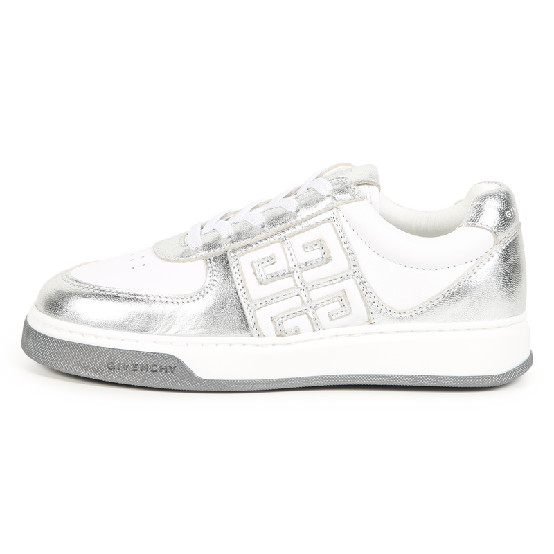Lace-Up Leather Sneakers GIVENCHY 
                    GIRL