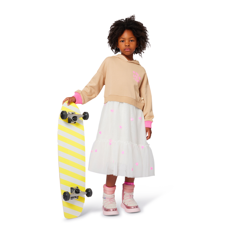 Bi-material dress BILLIEBLUSH 
                        GIRL