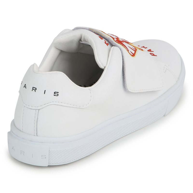 Leather velcro sneakers