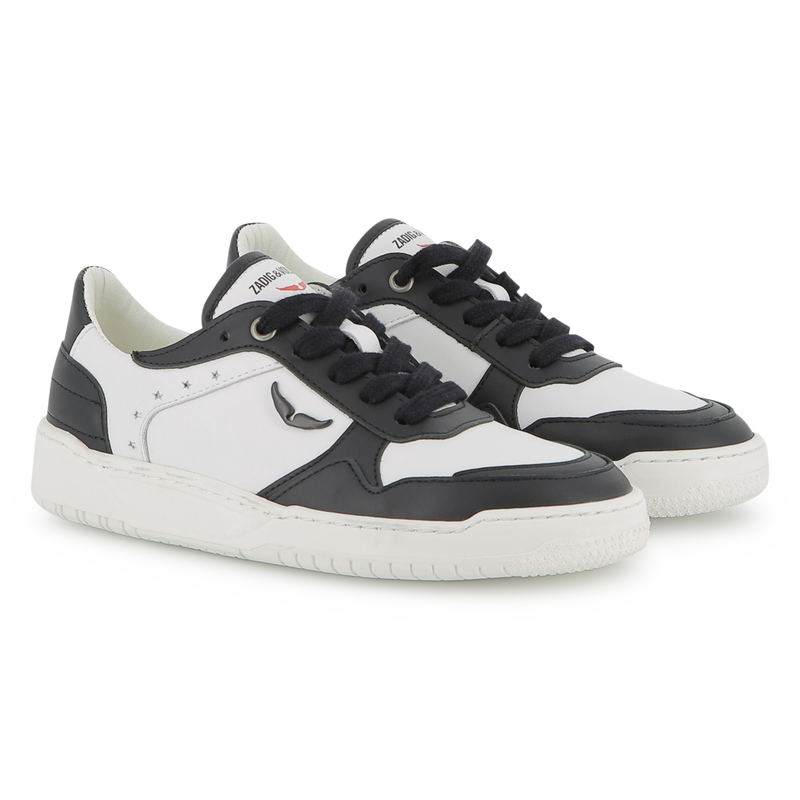 Cowhide leather lace-up sneakers ZADIG & VOLTAIRE 
                    UNISEX