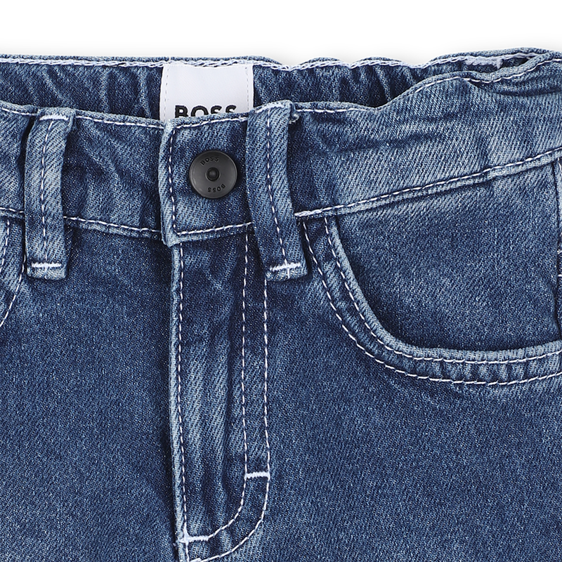 Five-Pocket Cotton Jeans BOSS 
                        BOY