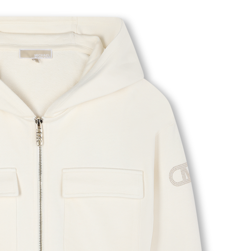 Hooded cardigan MICHAEL KORS 
                    GIRL