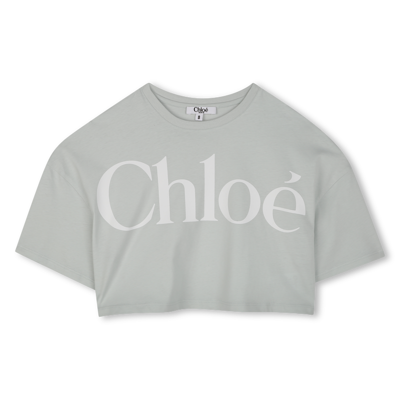 Short T-shirt with large logo CHLOE 
                    GIRL
