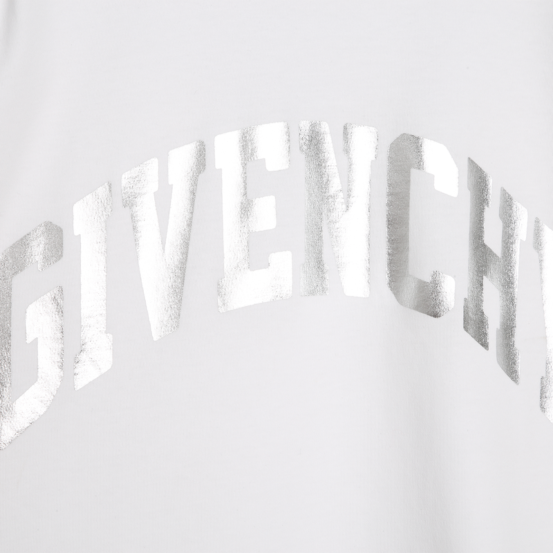 Pleated cotton t-shirt GIVENCHY 
                    GIRL