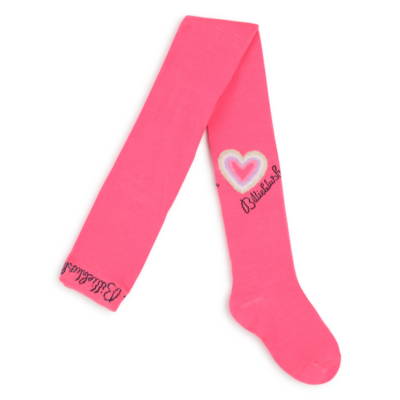 Metallic Heart Tights BILLIEBLUSH 
                        GIRL