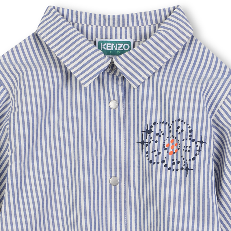 Striped cotton blouse KENZO KIDS 
                        GIRL