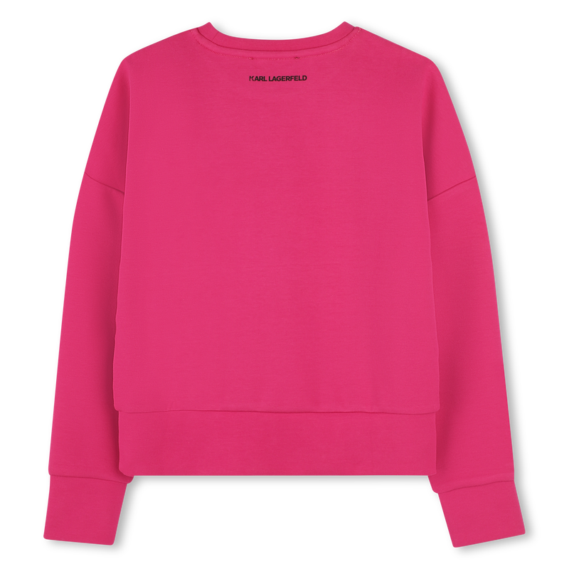 Sweatshirt with print KARL LAGERFELD KIDS 
                        GIRL