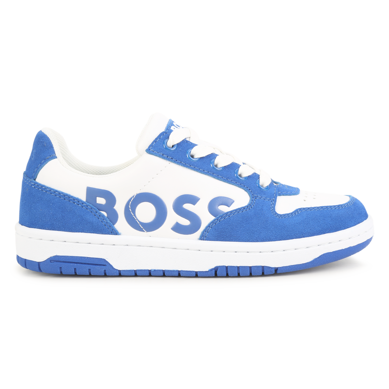 Lace-up logo sneakers