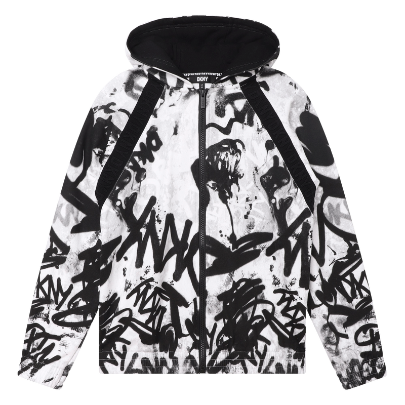 Printed cotton sweatshirt DKNY 
                    BOY