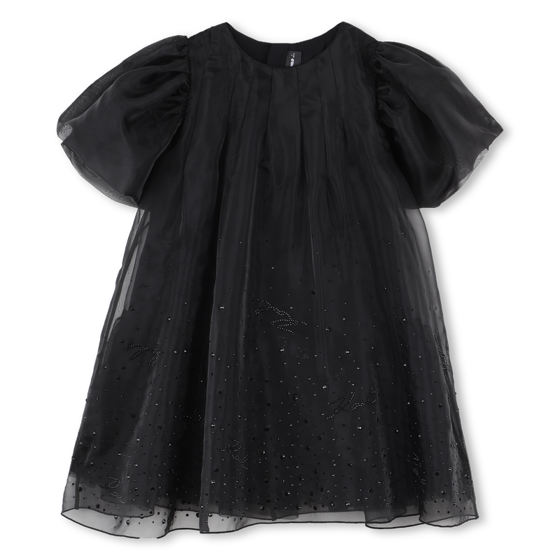 Short Sleeve Dress KARL LAGERFELD KIDS 
                    GIRL