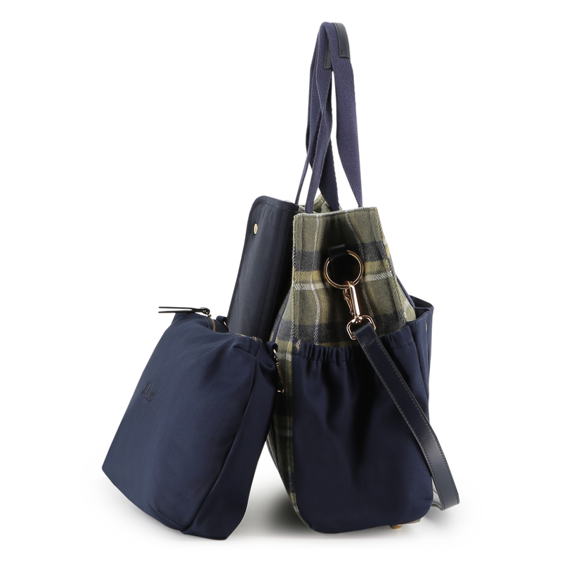 Bi-material diaper bag CHLOE 
                    GIRL