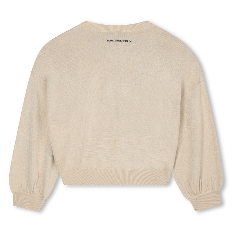 Knitted sweater KARL LAGERFELD KIDS 
                    GIRL