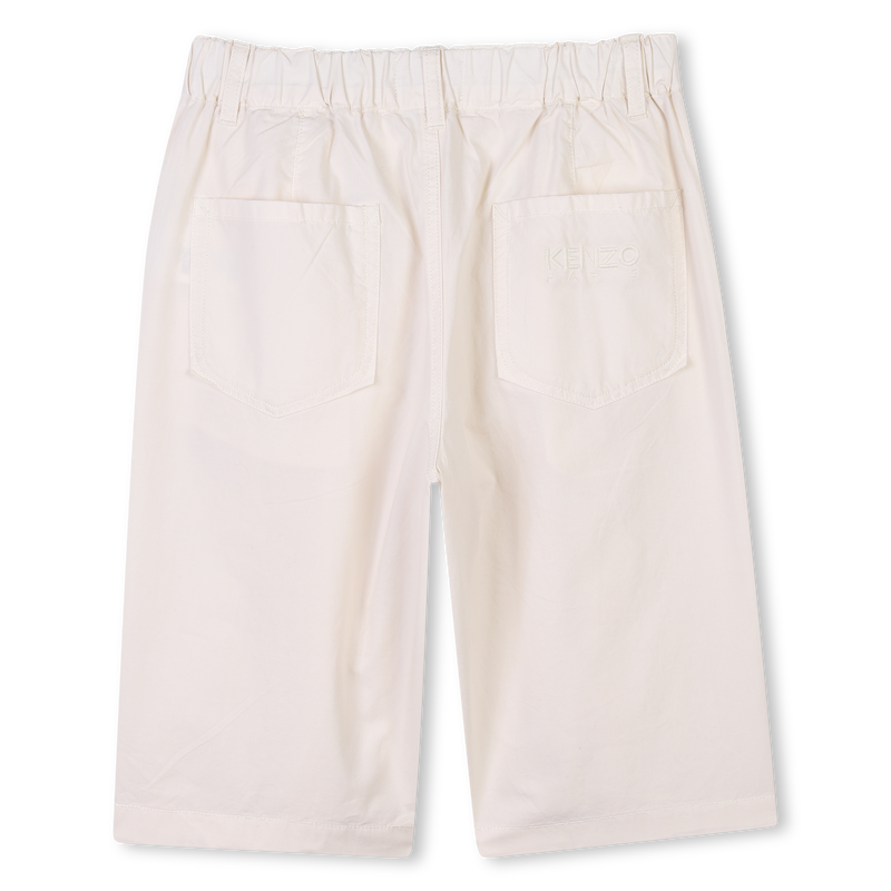 Plain cotton Bermuda shorts KENZO KIDS 
                        BOY
