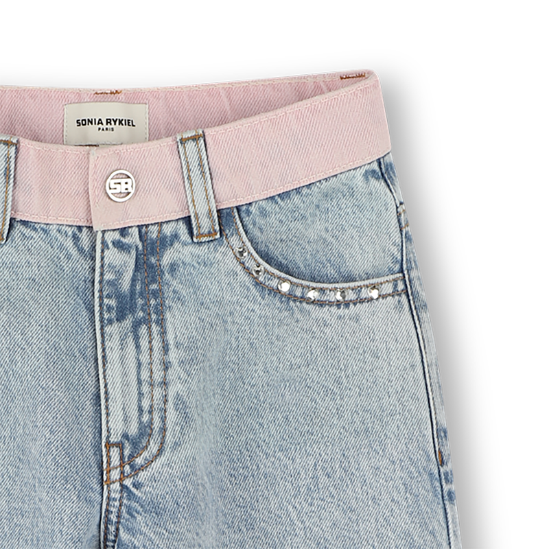 Jeans with adjustable waist SONIA RYKIEL 
                    GIRL