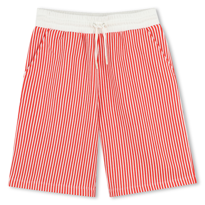 Striped cotton Bermuda shorts KENZO KIDS 
                        BOY