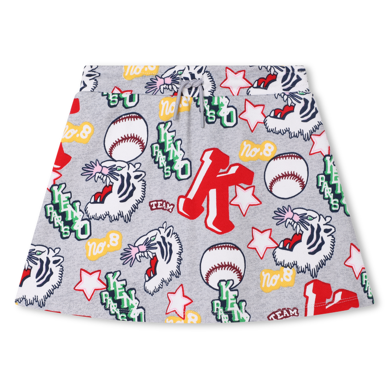 Patterned fleece skirt KENZO KIDS 
                    GIRL