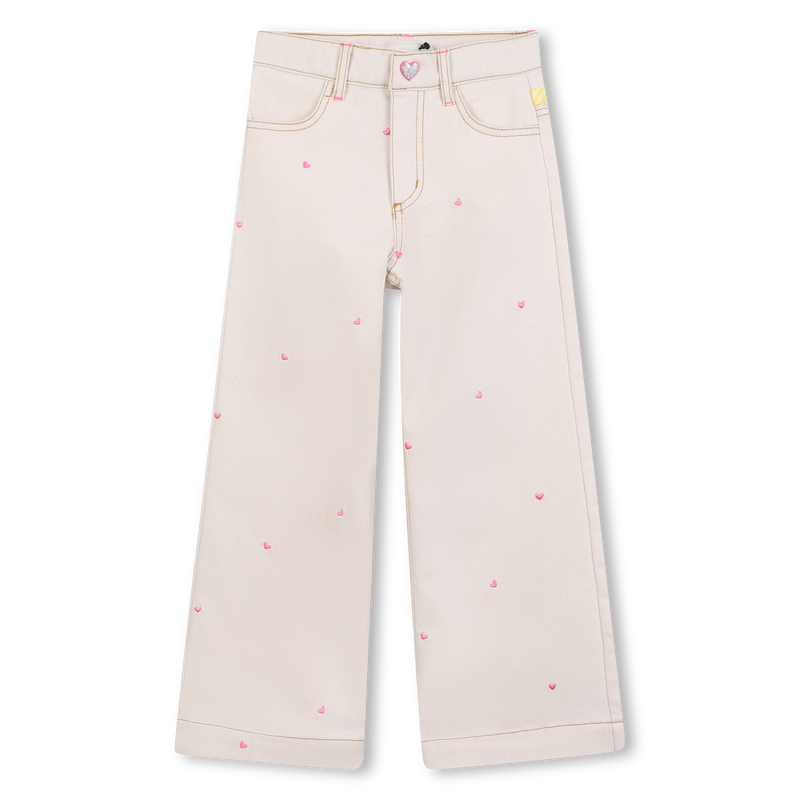 Cotton trousers with hearts BILLIEBLUSH 
                    GIRL