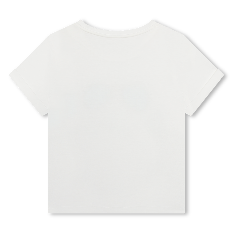 Short-Sleeved Cotton T-Shirt MICHAEL KORS 
                    GIRL