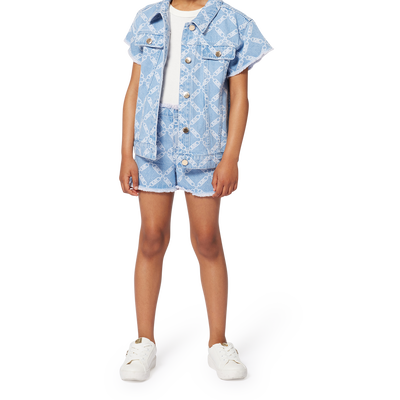 Short-sleeved denim jacket MICHAEL KORS GIRL