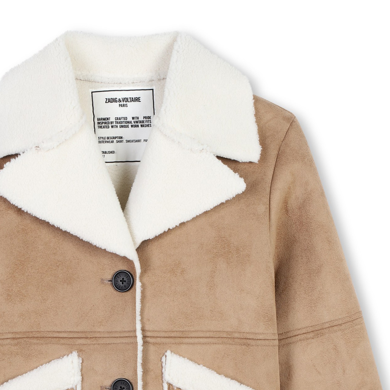 Buttoned coat ZADIG & VOLTAIRE 
                        GIRL