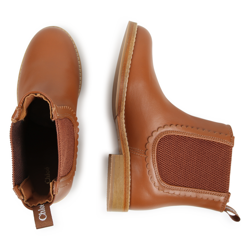 Leather Ankle Boots CHLOE 
                    GIRL