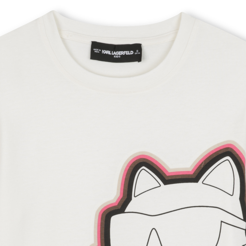 Short-sleeved T-shirt KARL LAGERFELD KIDS 
                    GIRL
