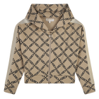 Zip-Up Hooded Cardigan MICHAEL KORS 
                    GIRL