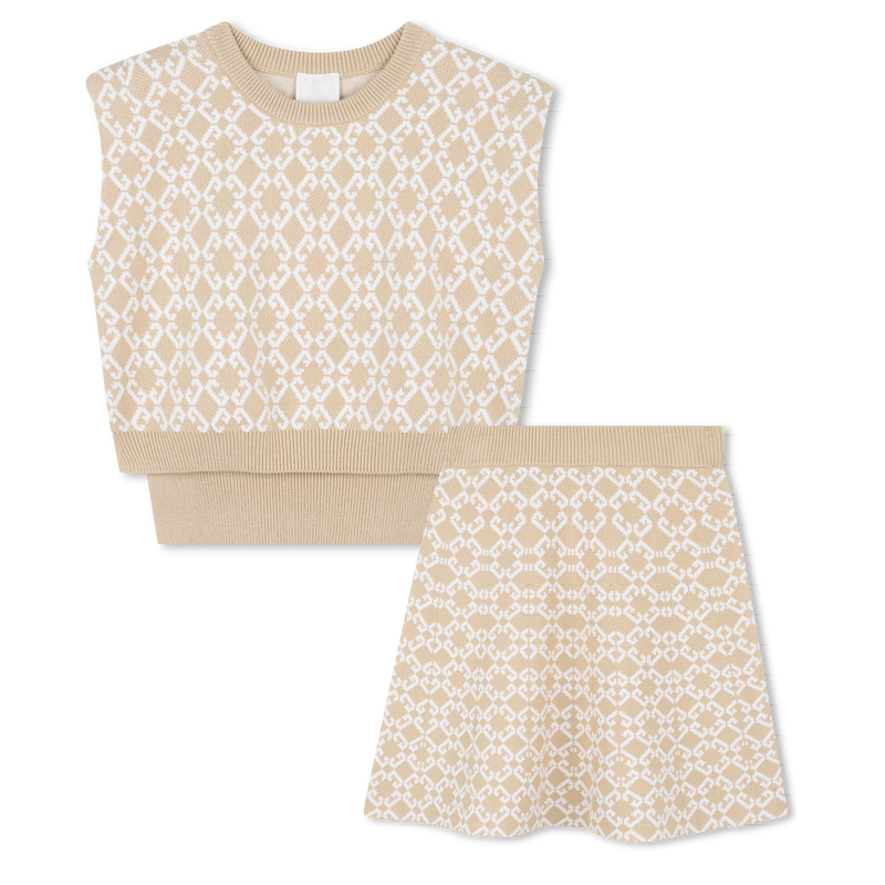 Sweater and skater skirt set GIVENCHY 
                    GIRL
