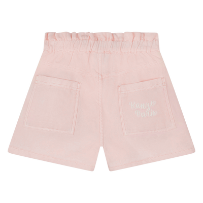 Elasticated waist shorts KENZO KIDS GIRL