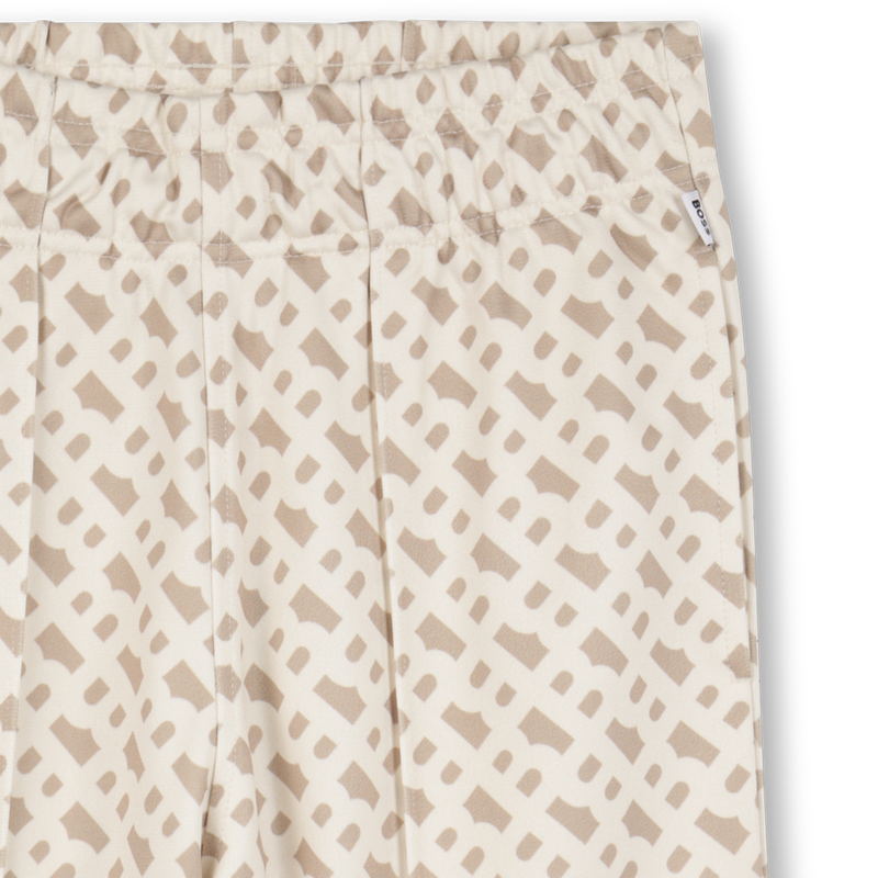 Monogram Print Bermudas BOSS 
                        BOY
