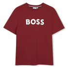 Short-Sleeved T-Shirt, DARK RED, hi-res