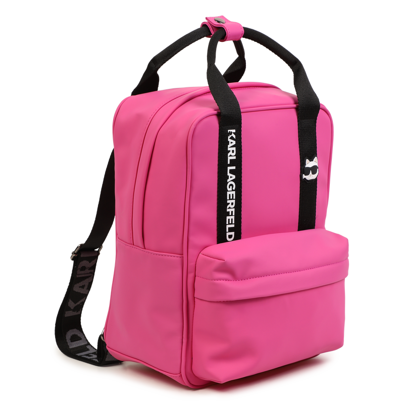 Backpack with double handles KARL LAGERFELD KIDS 
                        GIRL
