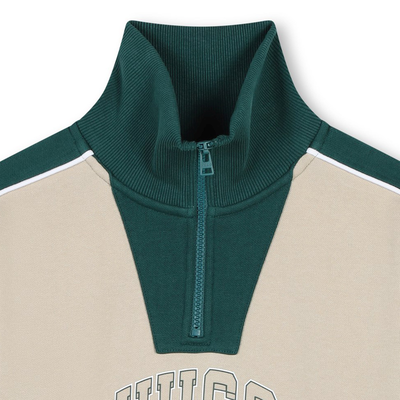 Half-Zip Collar Sweatshirt HUGO 
                    BOY