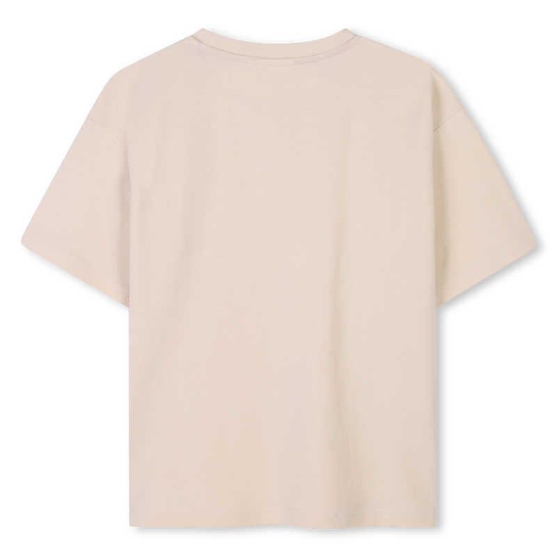Zip-up pocket cotton T-shirt HUGO 
                    BOY
