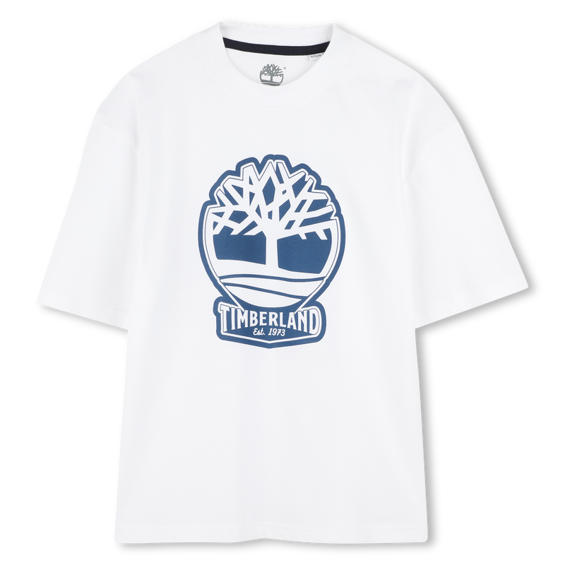 Two-tone T-shirt with logo TIMBERLAND 
                        BOY