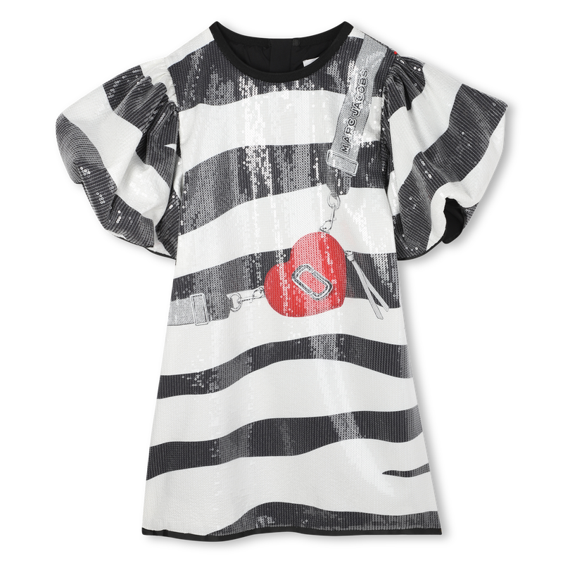 Dress with full zebra pattern MARC JACOBS 
                    GIRL
