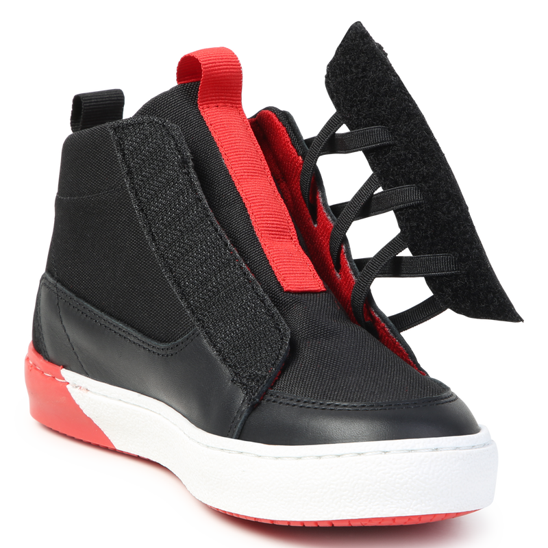 Velcro Lace-Up Sneakers BOSS 
                        BOY