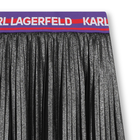 Pleated Midi Skirt KARL LAGERFELD KIDS 
                    GIRL
