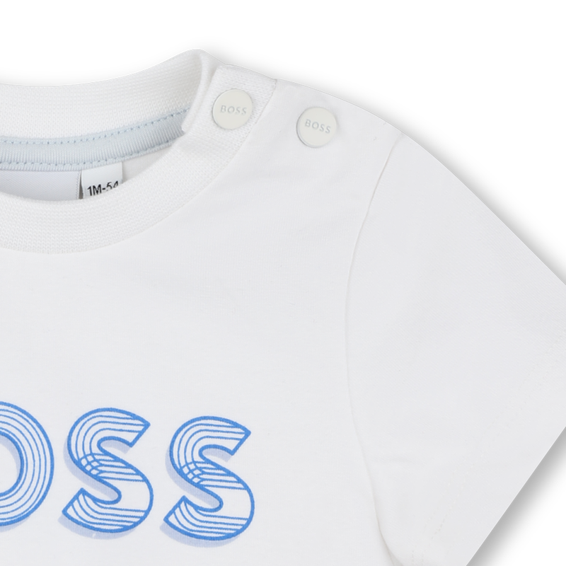 Logo Print T-Shirt BOSS 
                        BOY