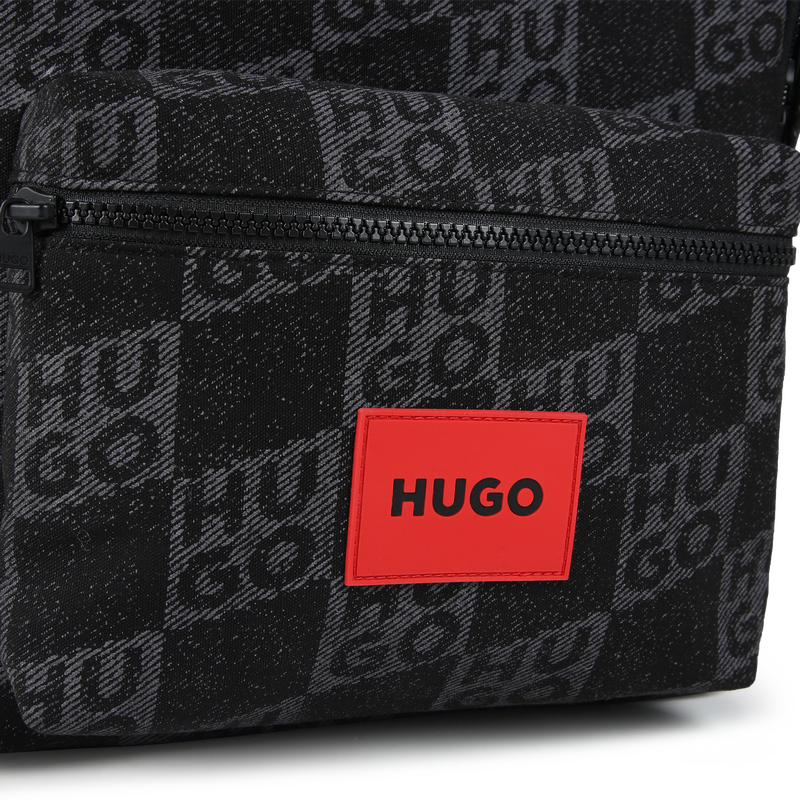 Printed Fabric Backpack HUGO 
                    BOY