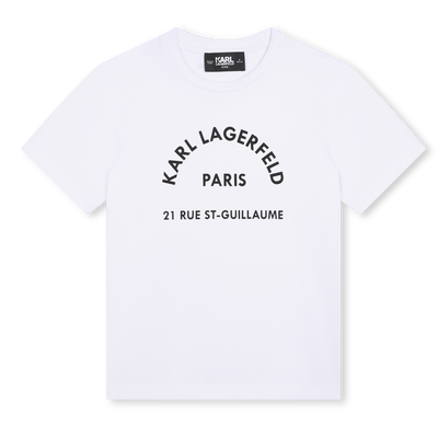 Logo Graphic Short-Sleeve KARL LAGERFELD KIDS GIRL