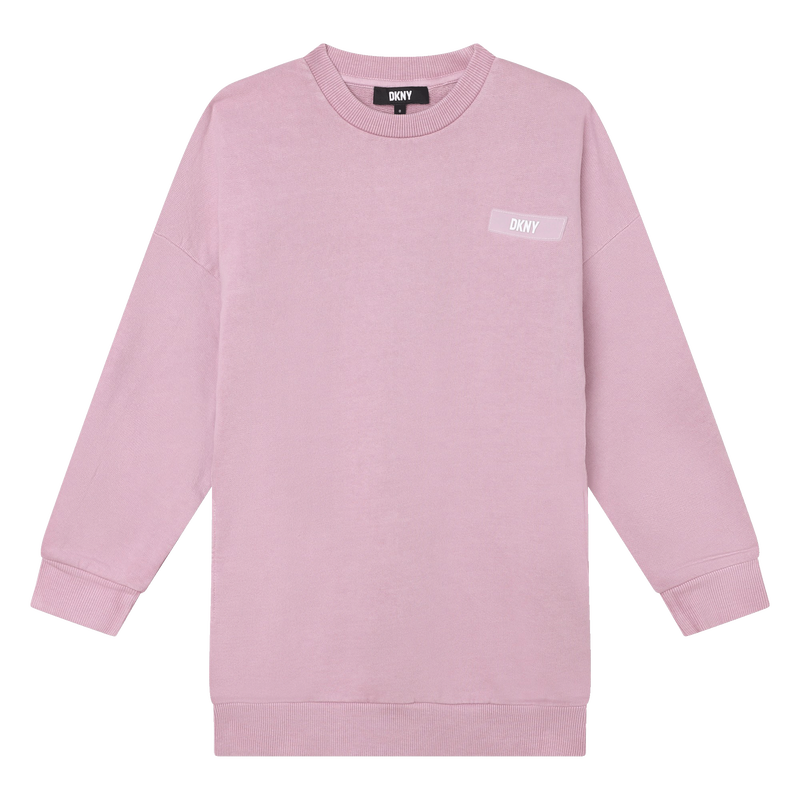 Logo cotton dress DKNY 
                    GIRL
